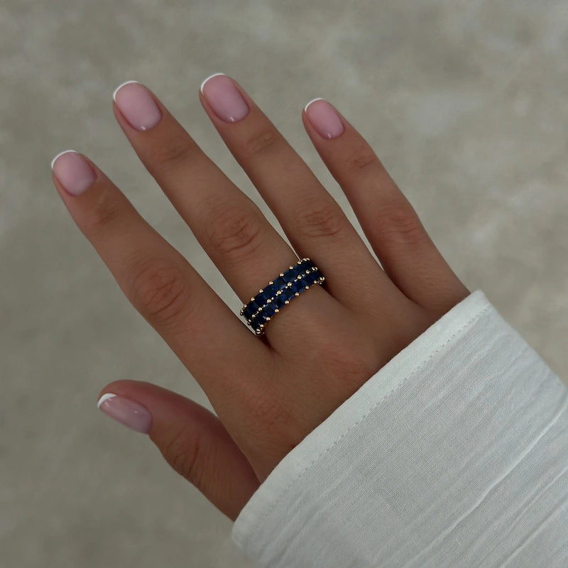 Sapphire Double Band