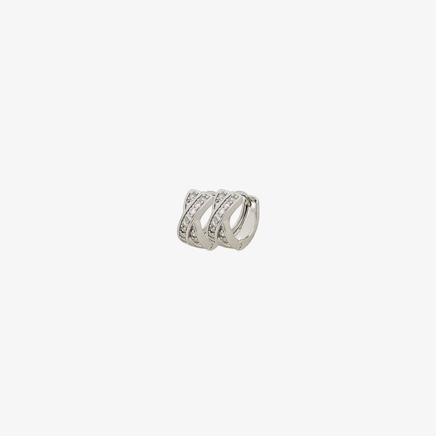 Bethany Hoops [Silver]