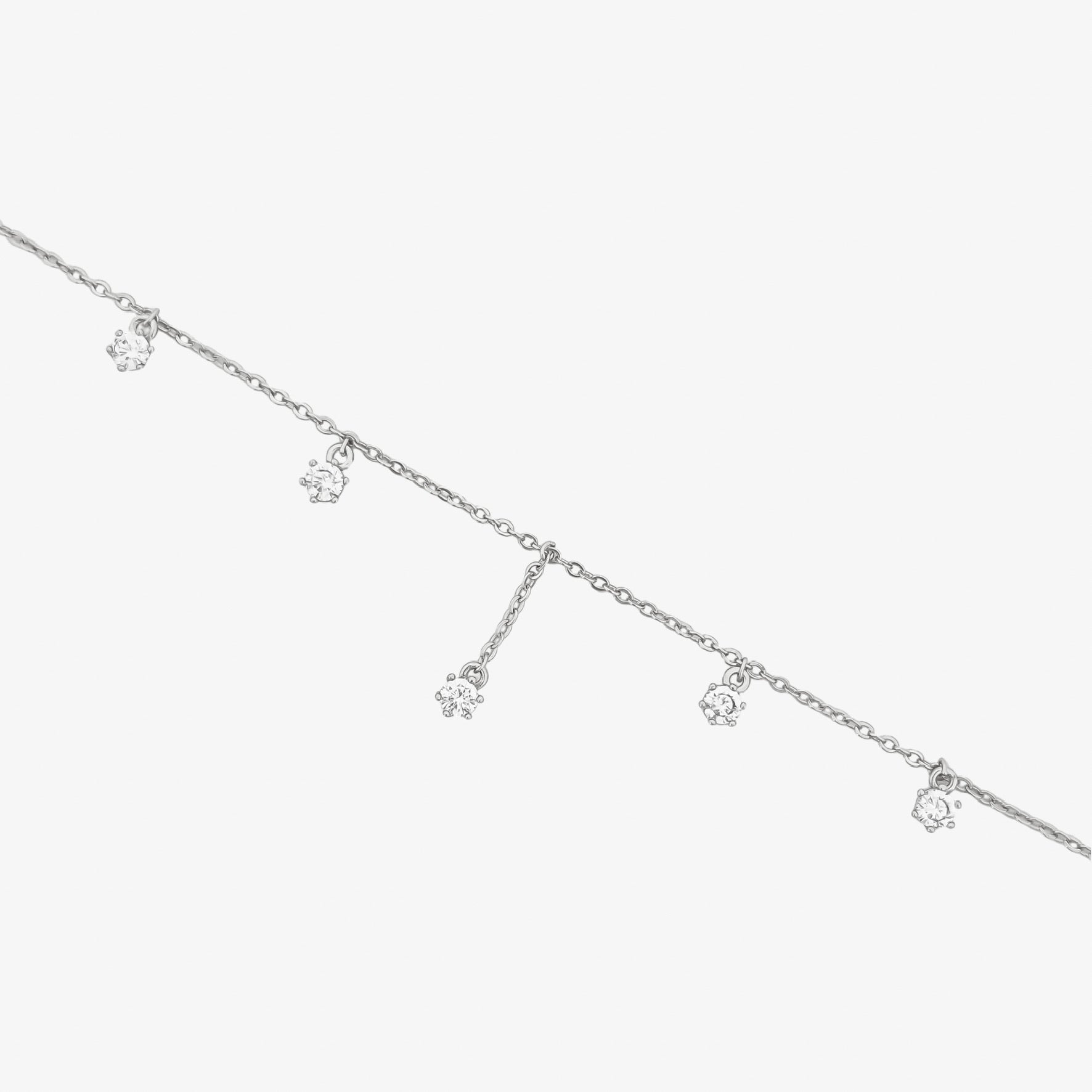 Luna Drop Anklet [Silver]
