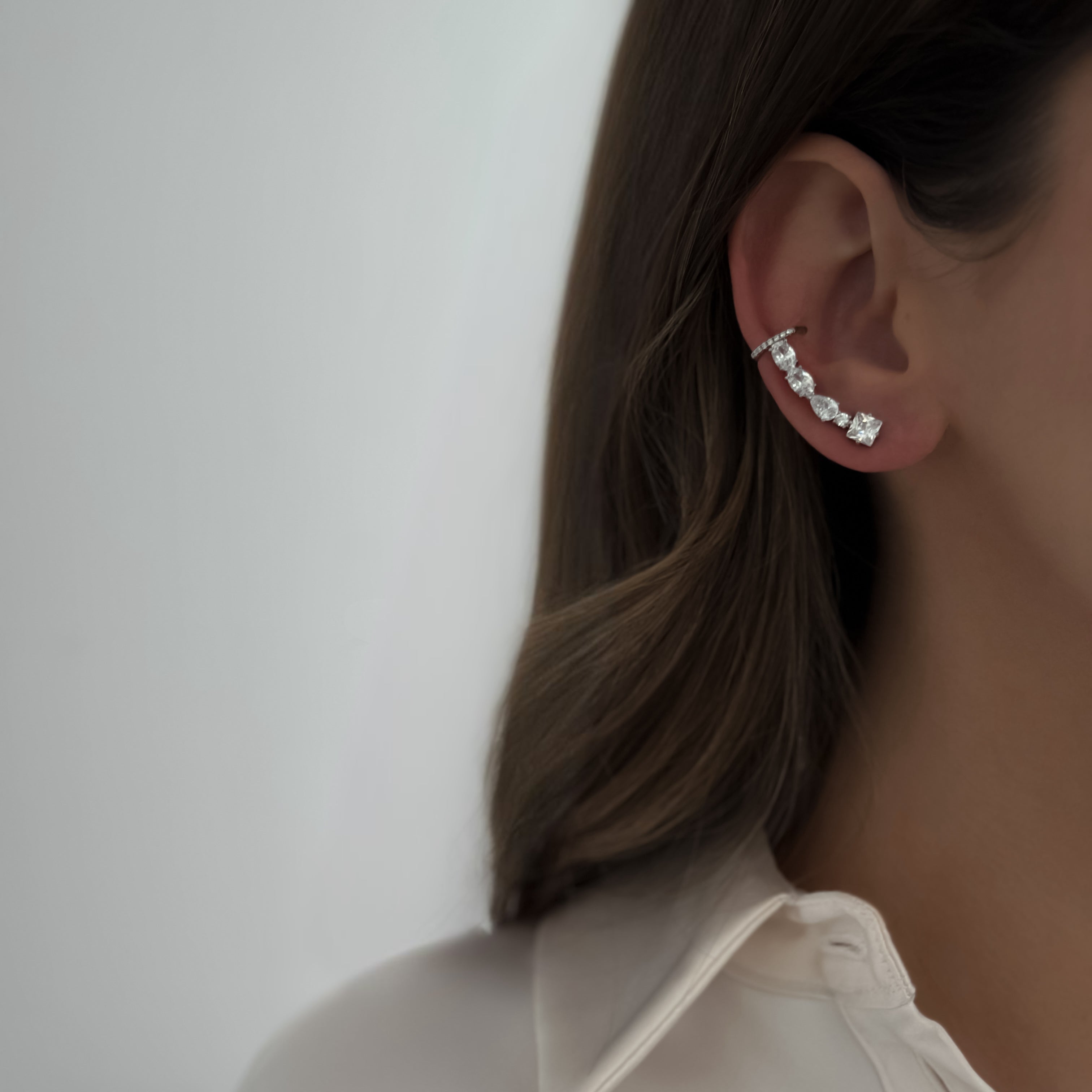 Party Cuts Ear Cuff [Silver]