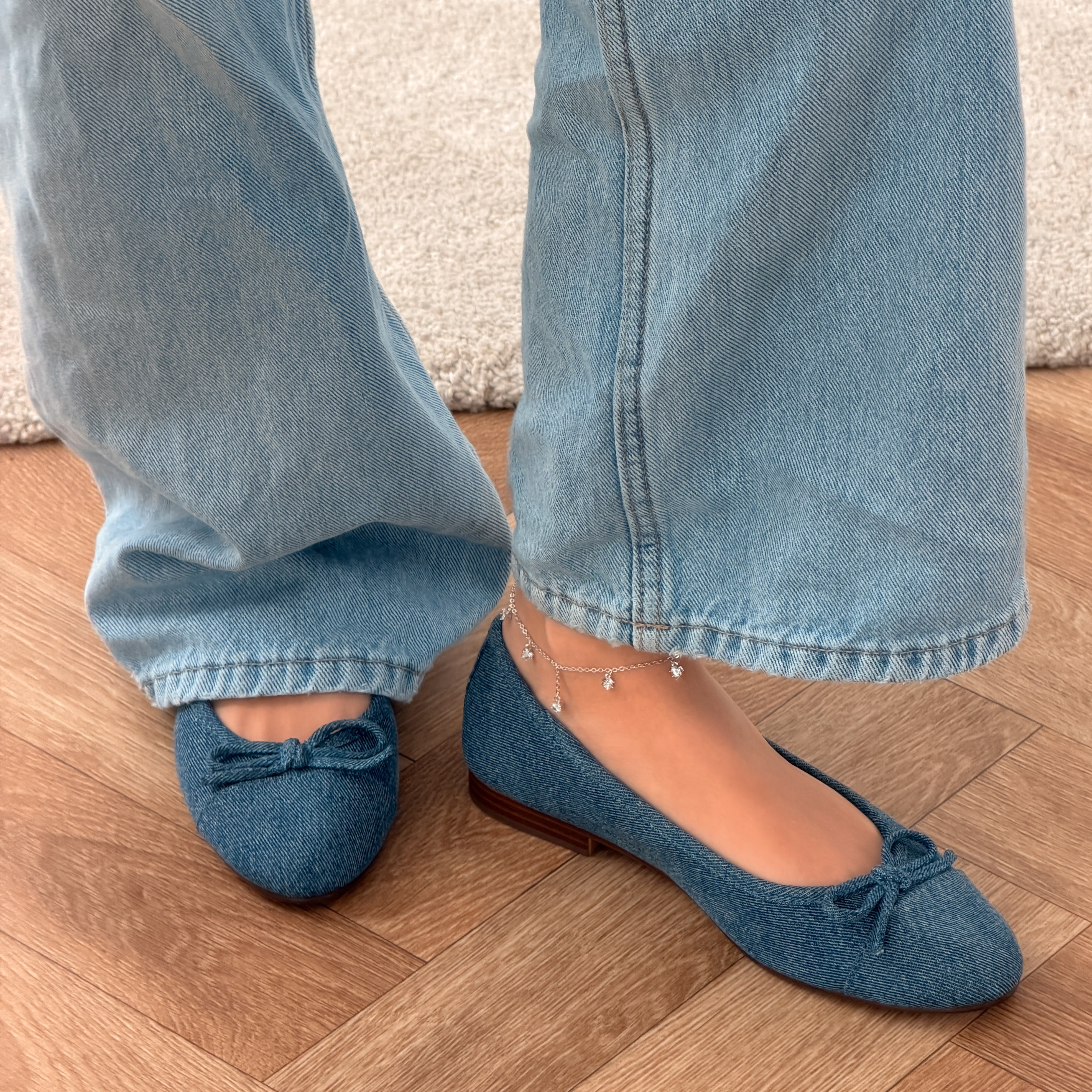 Luna Drop Anklet [Silver]