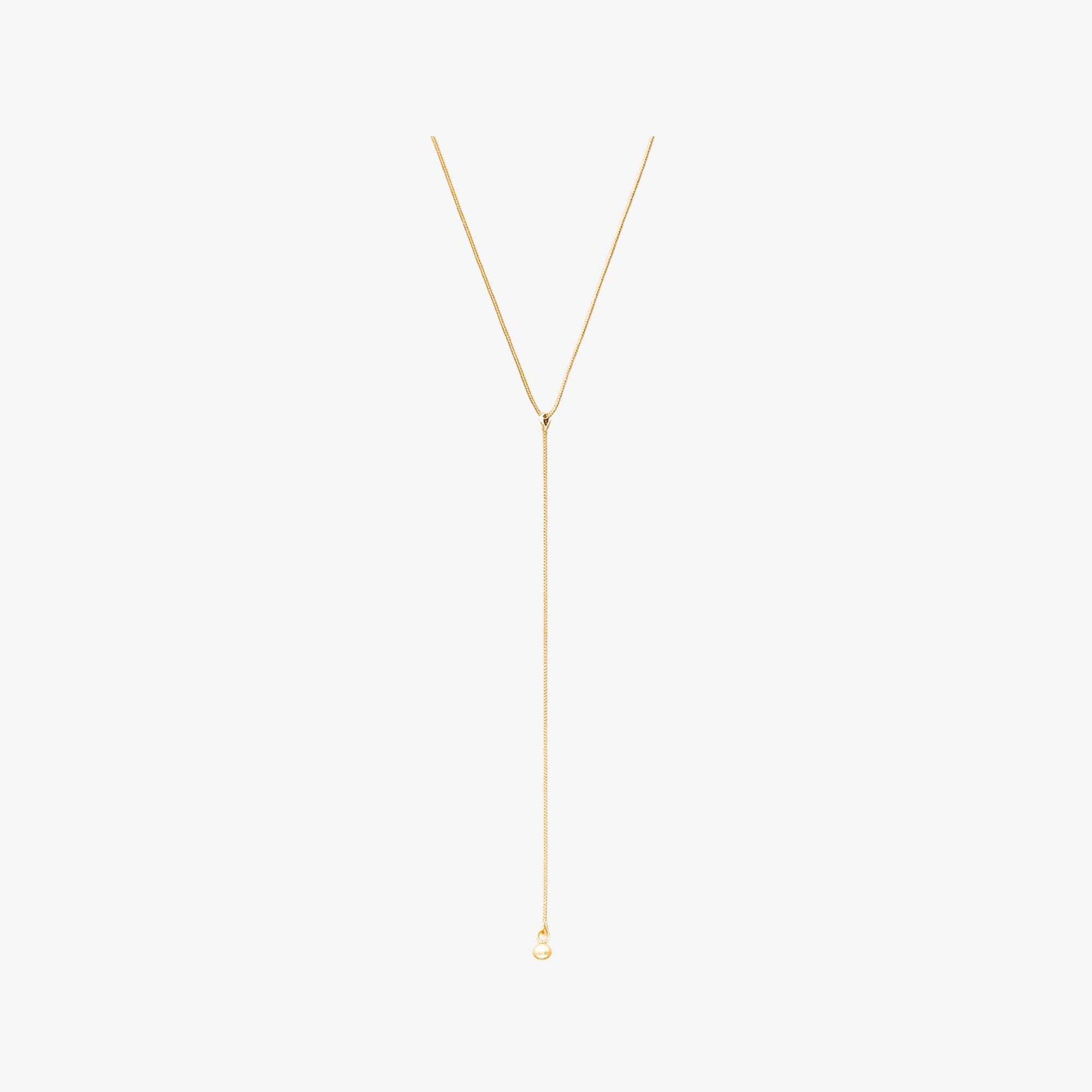 Tie Drop Necklace