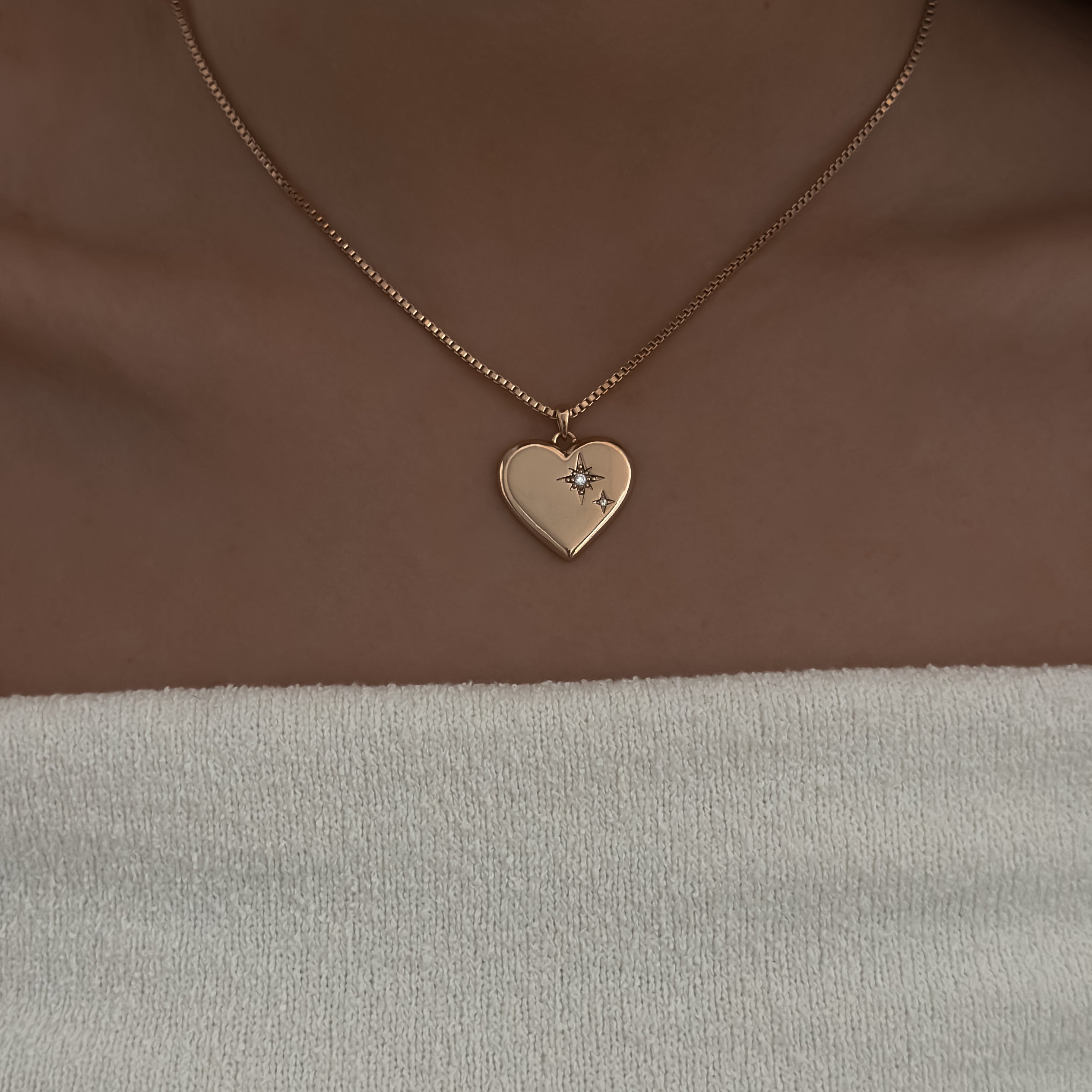 Evangeline Heart Necklace
