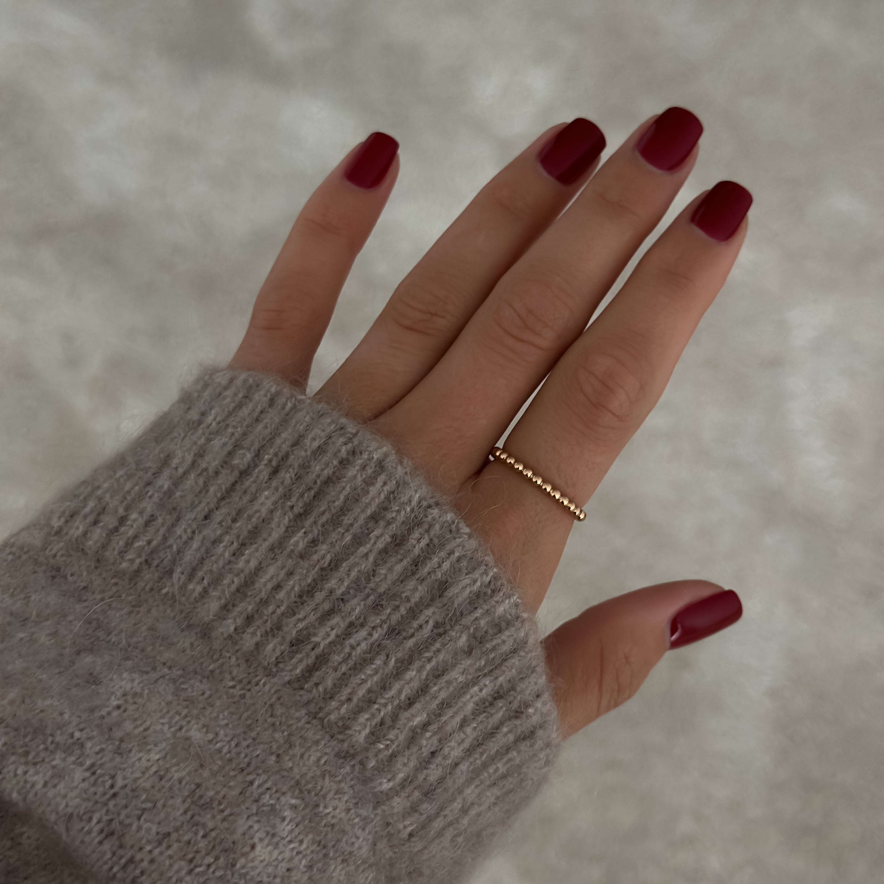 Beaded Thin Band