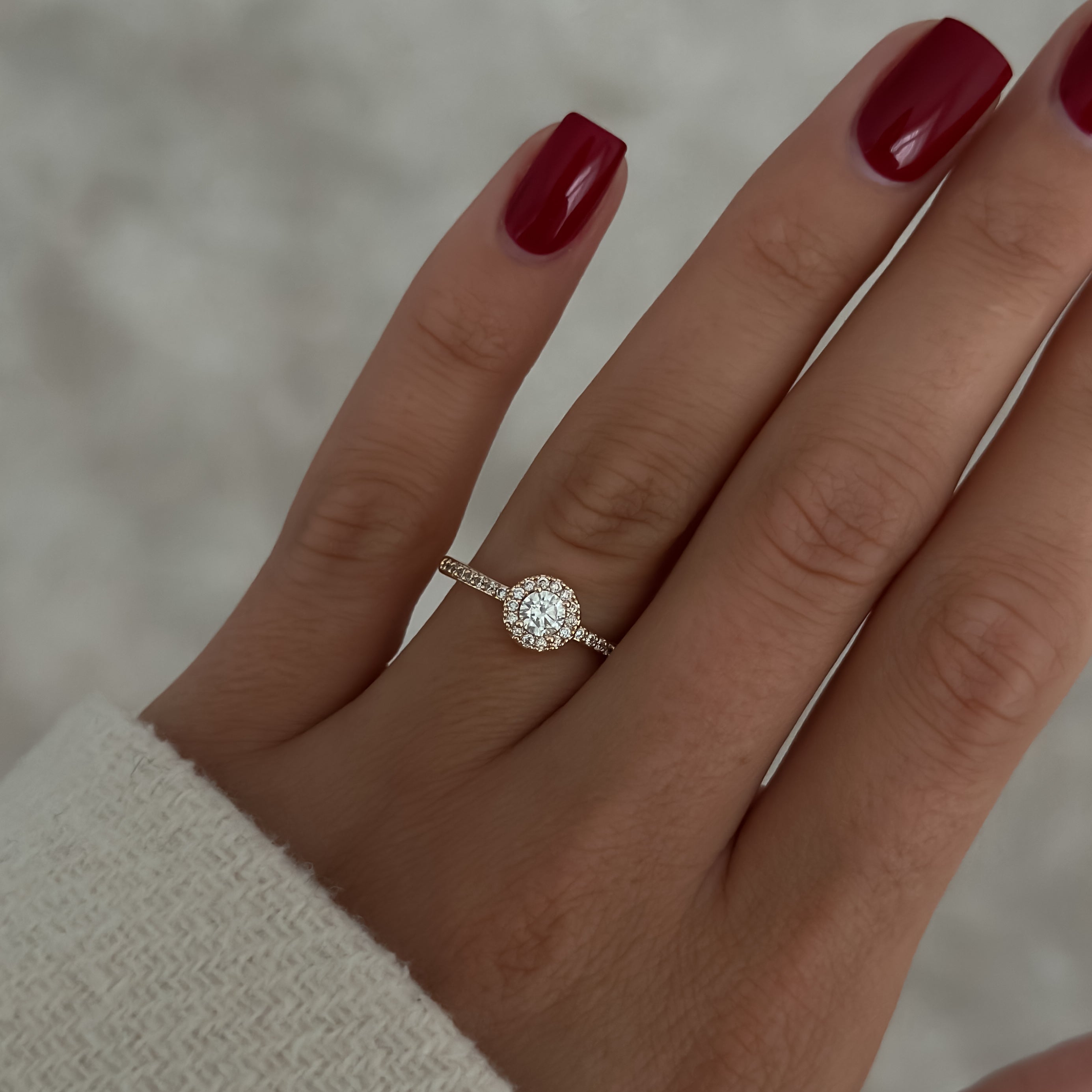 Rosette Dainty Ring