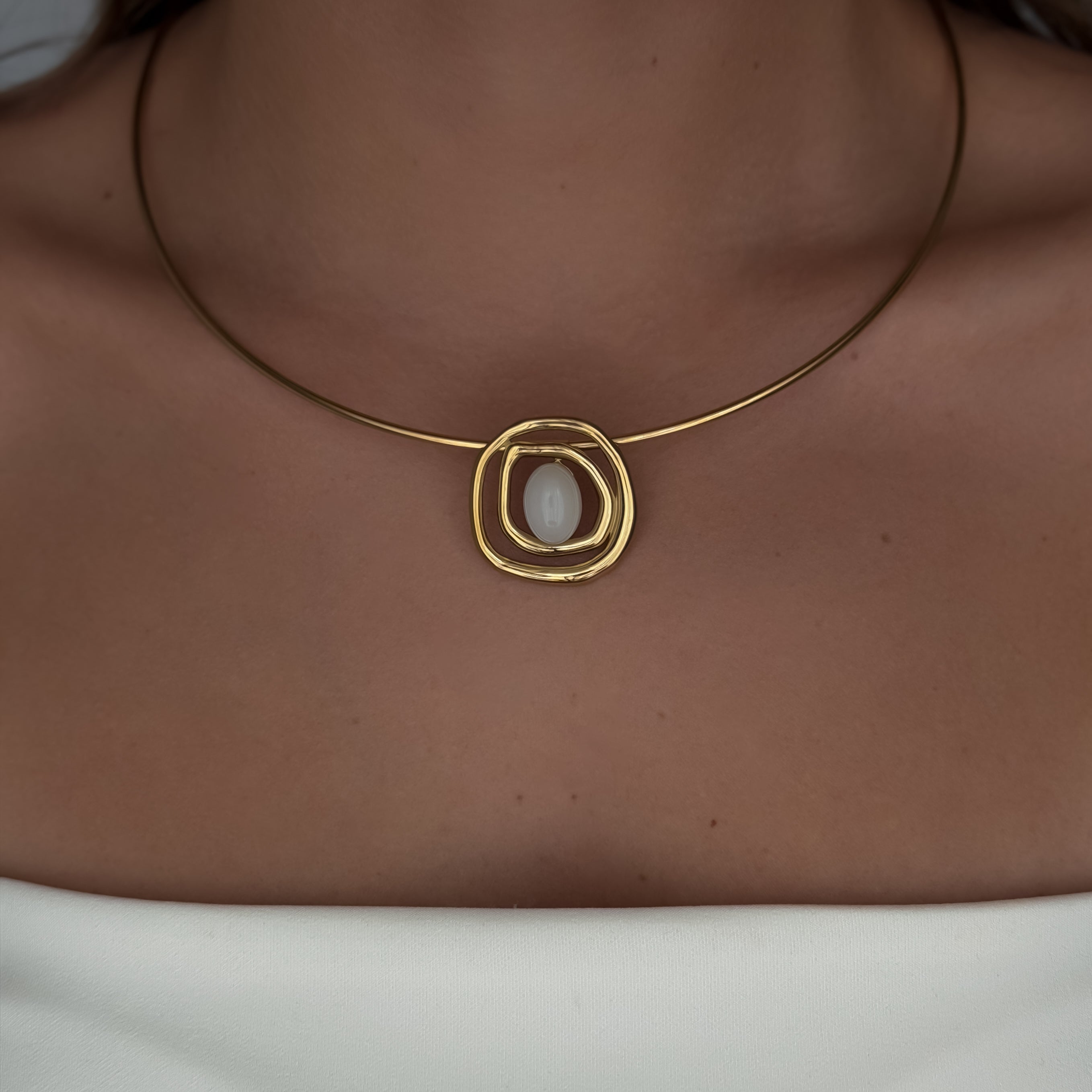 Gem Collier Necklace SS