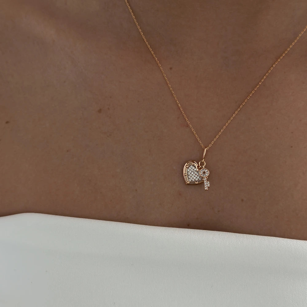 Locked <3 Necklace