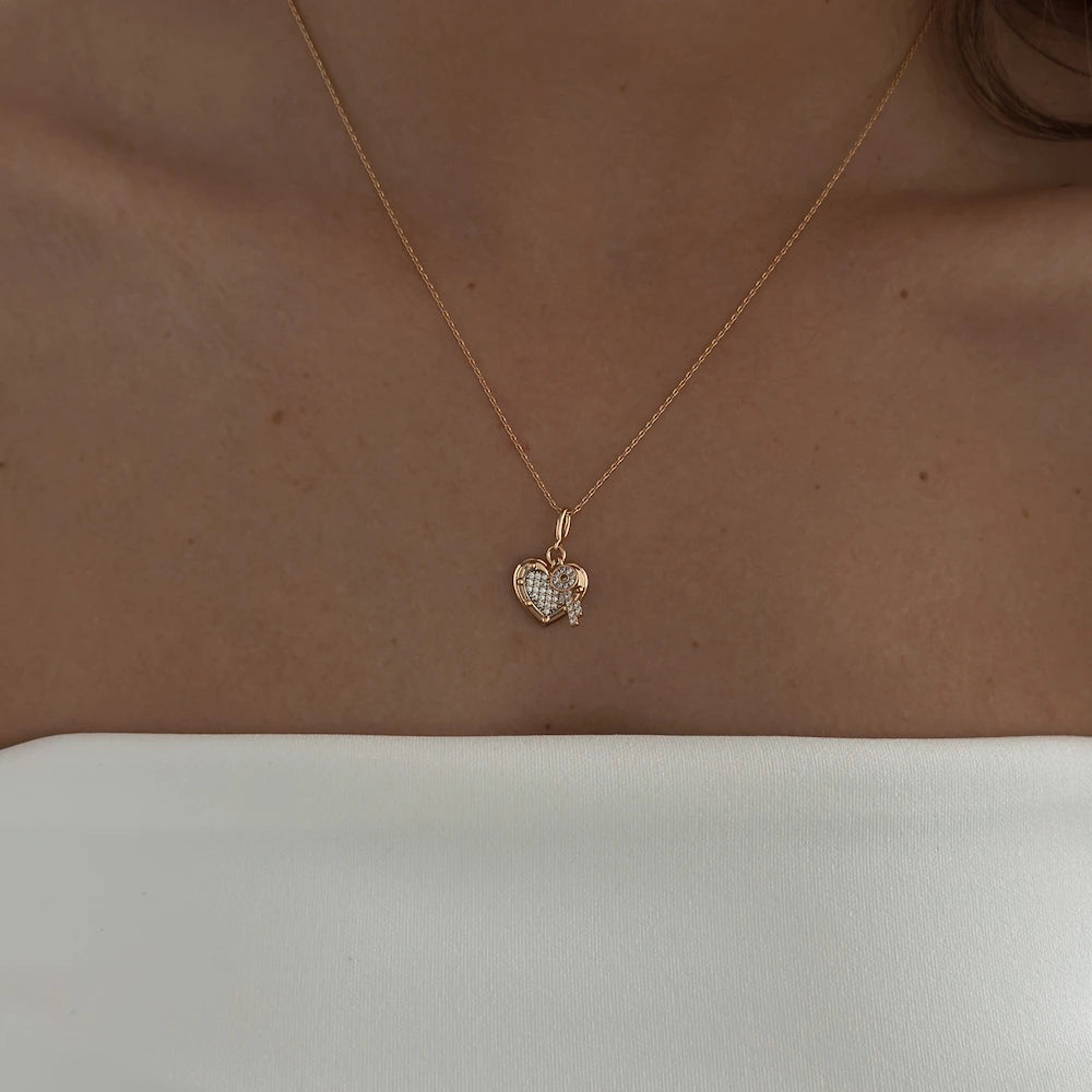 Locked <3 Necklace