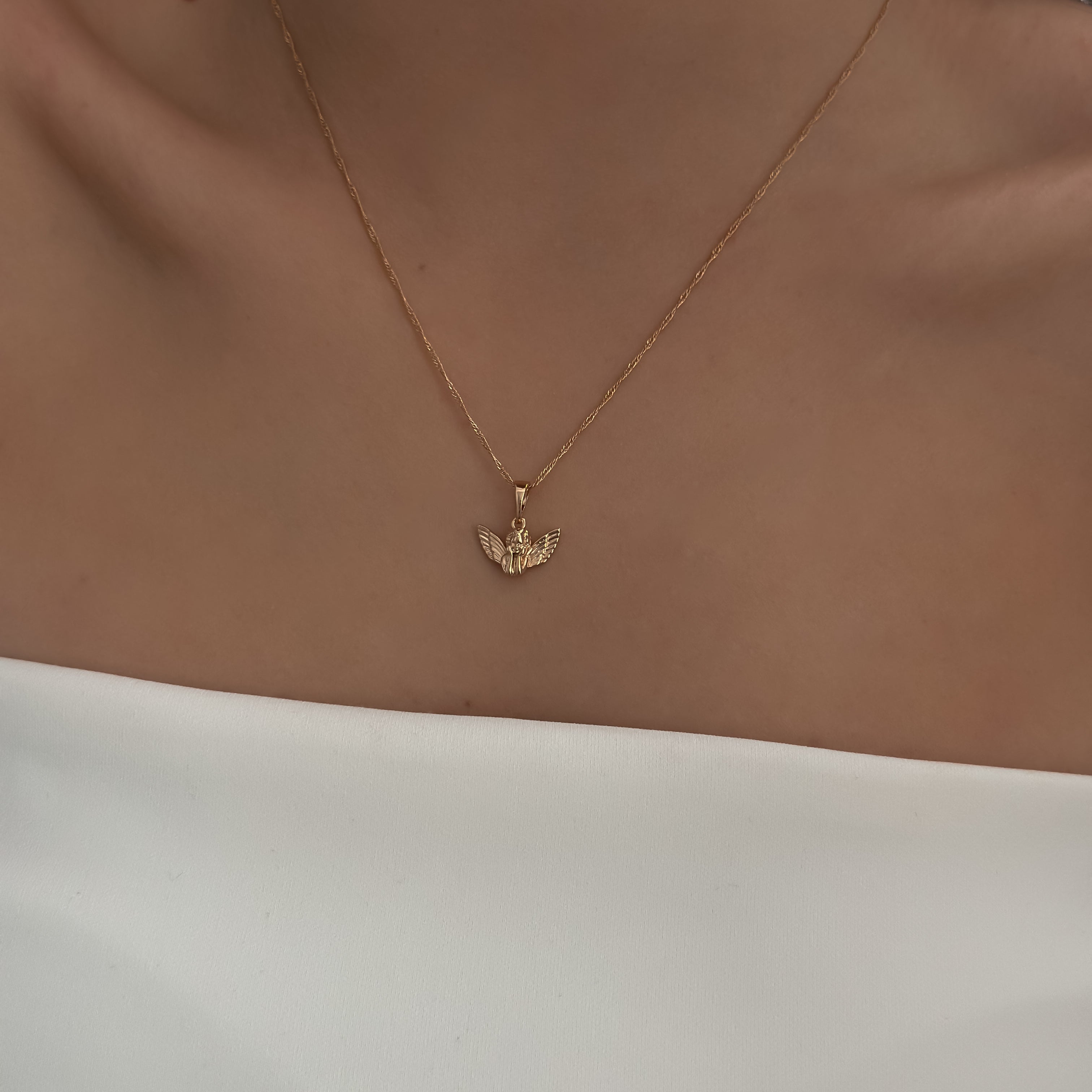Cherub Angel Necklace