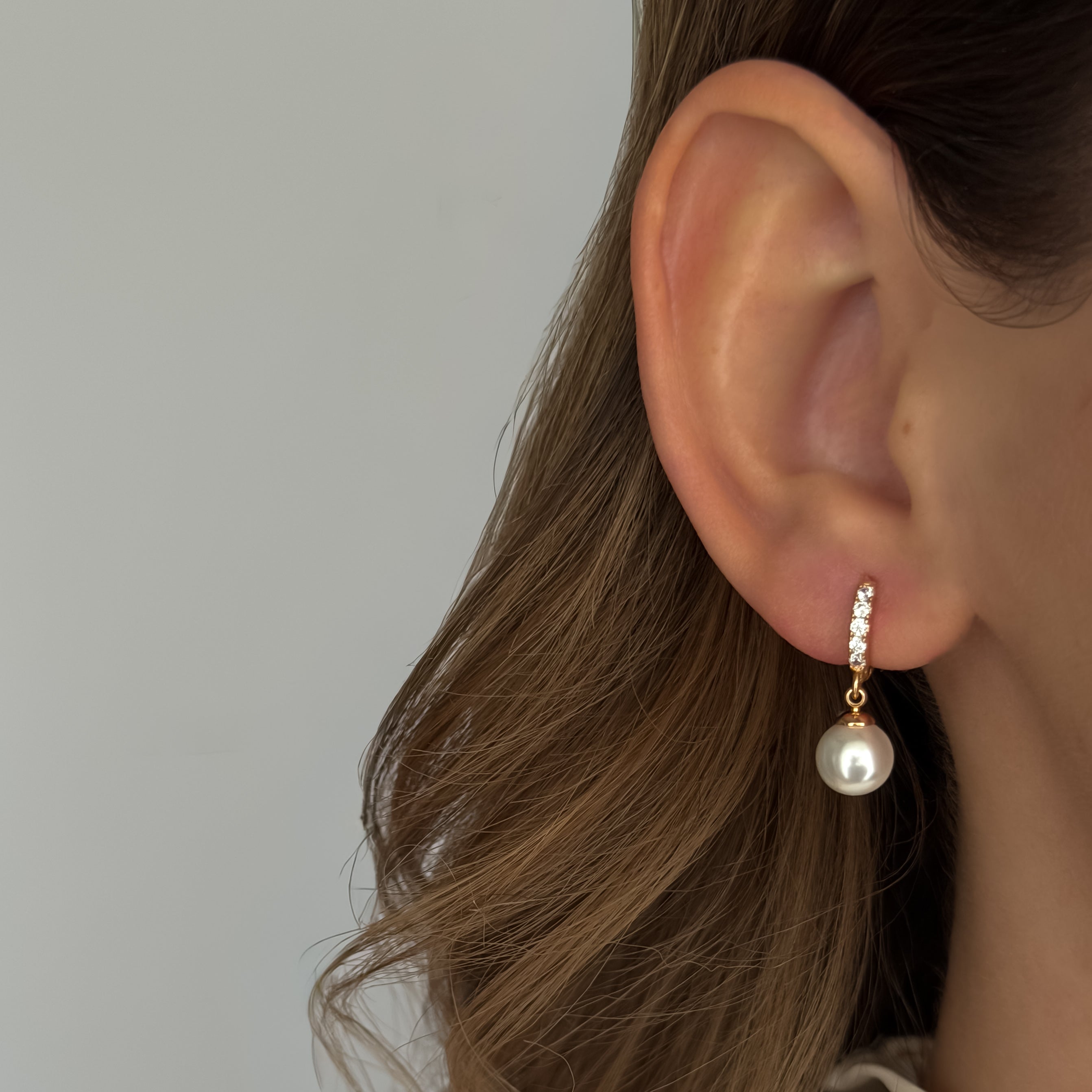 Rich Pearl Hoops