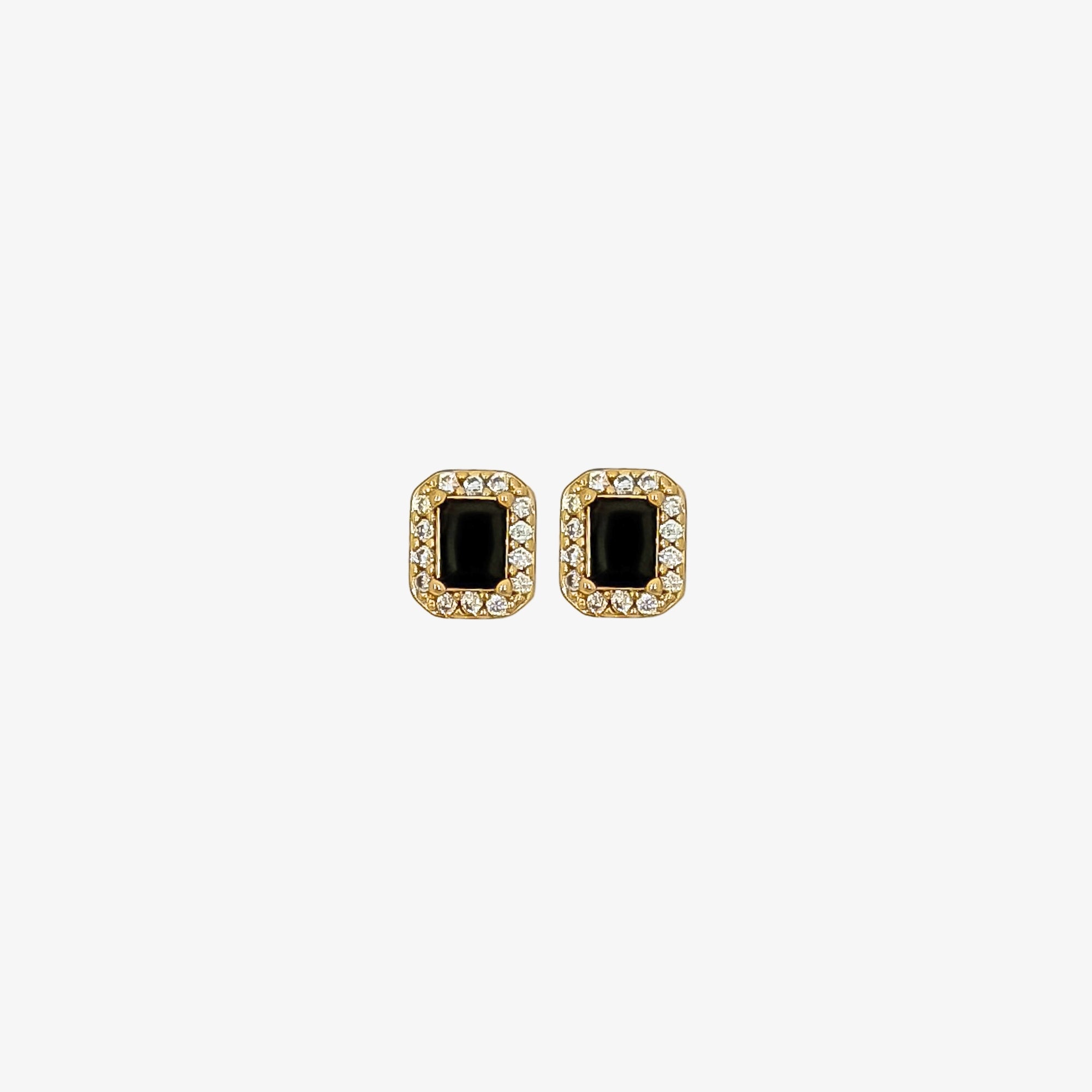 Charlotte Black Studs