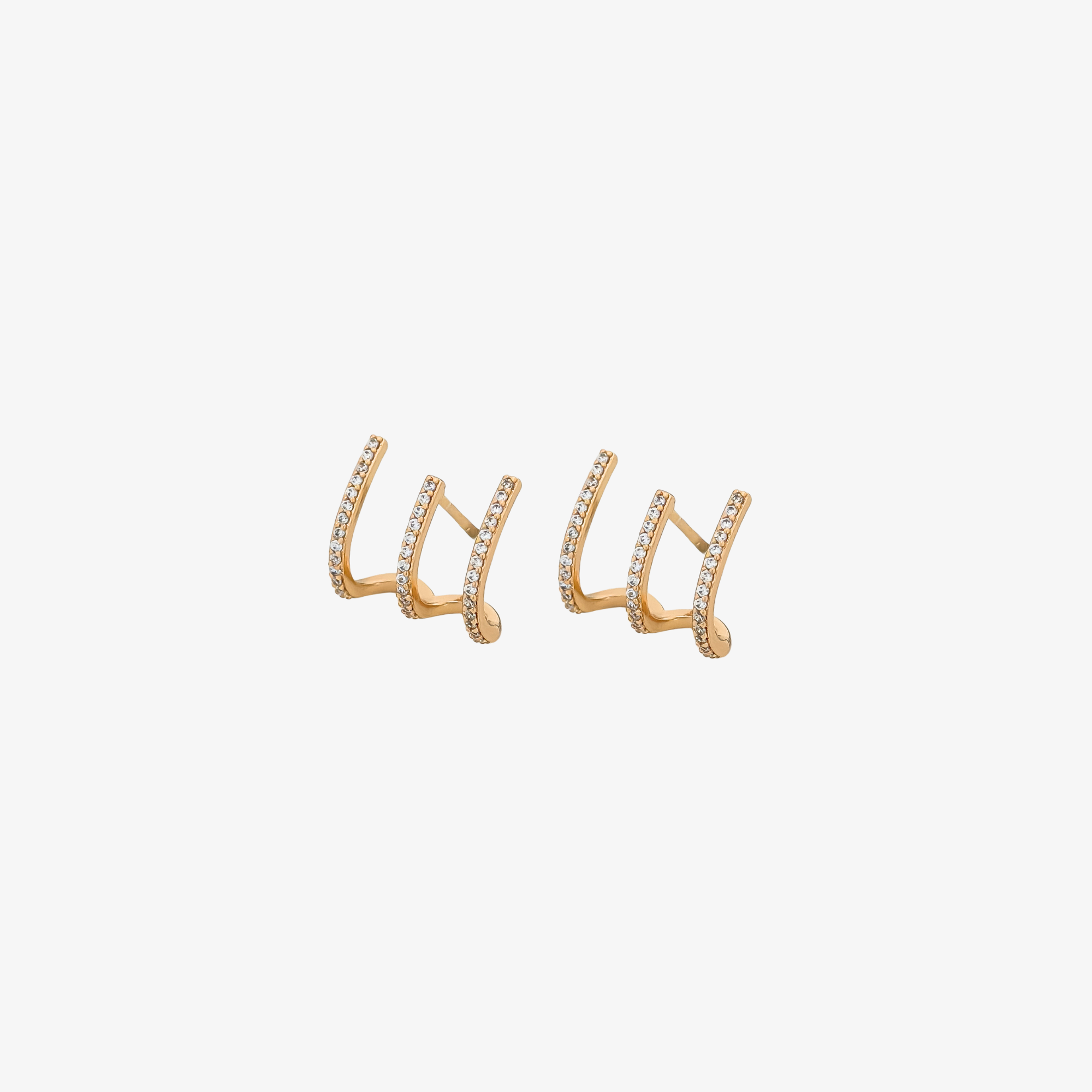 Faux Trio Bling Studs