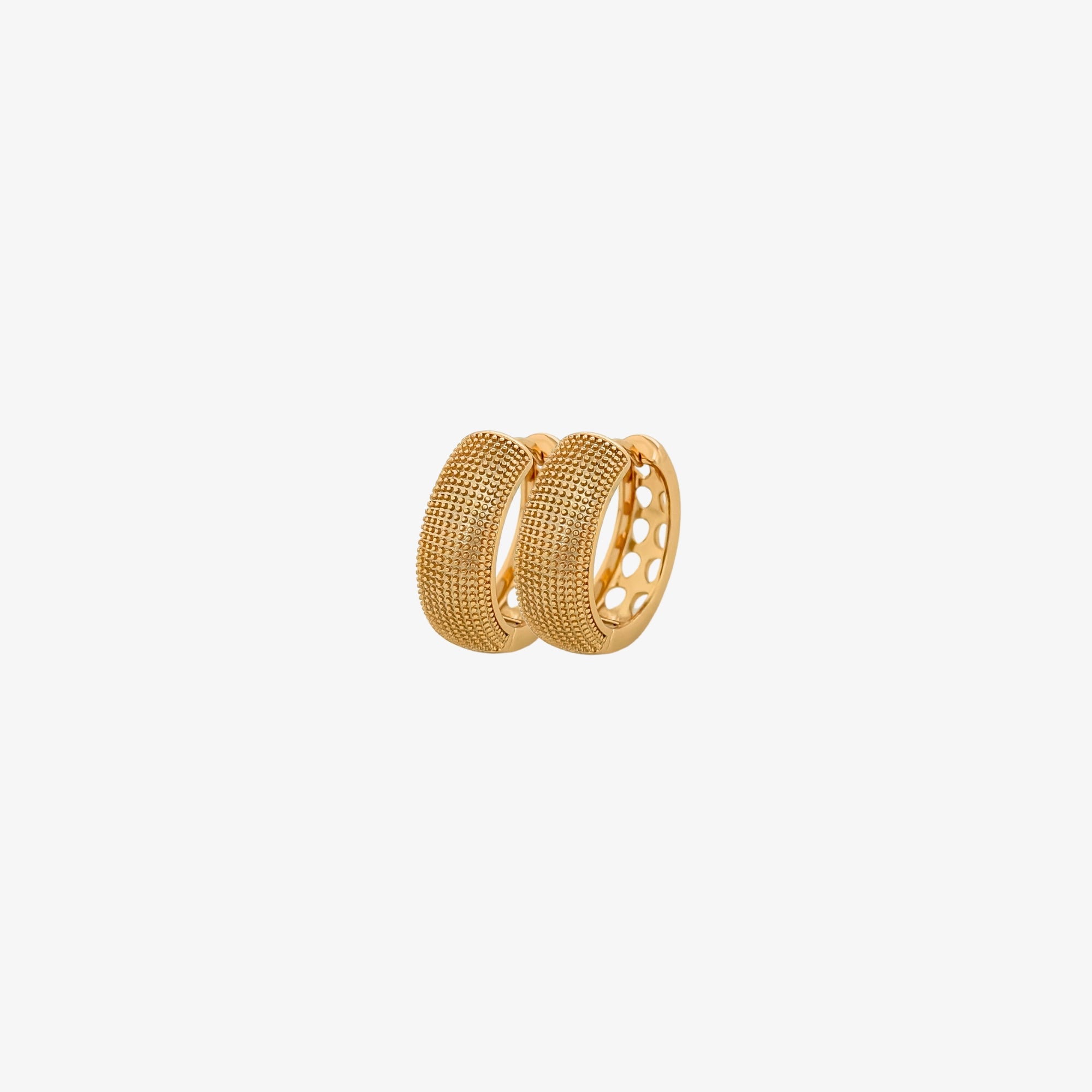 Dotted Midi Hoops