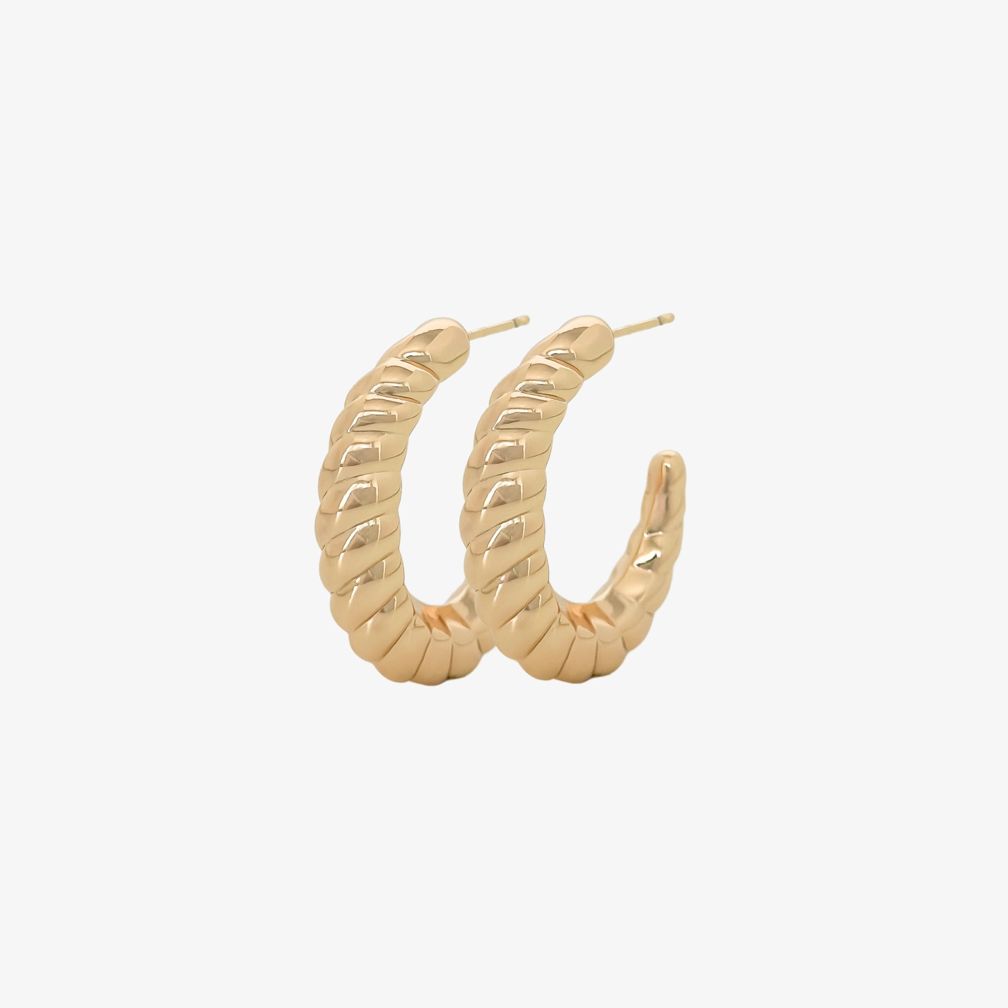 French Twist Hoops