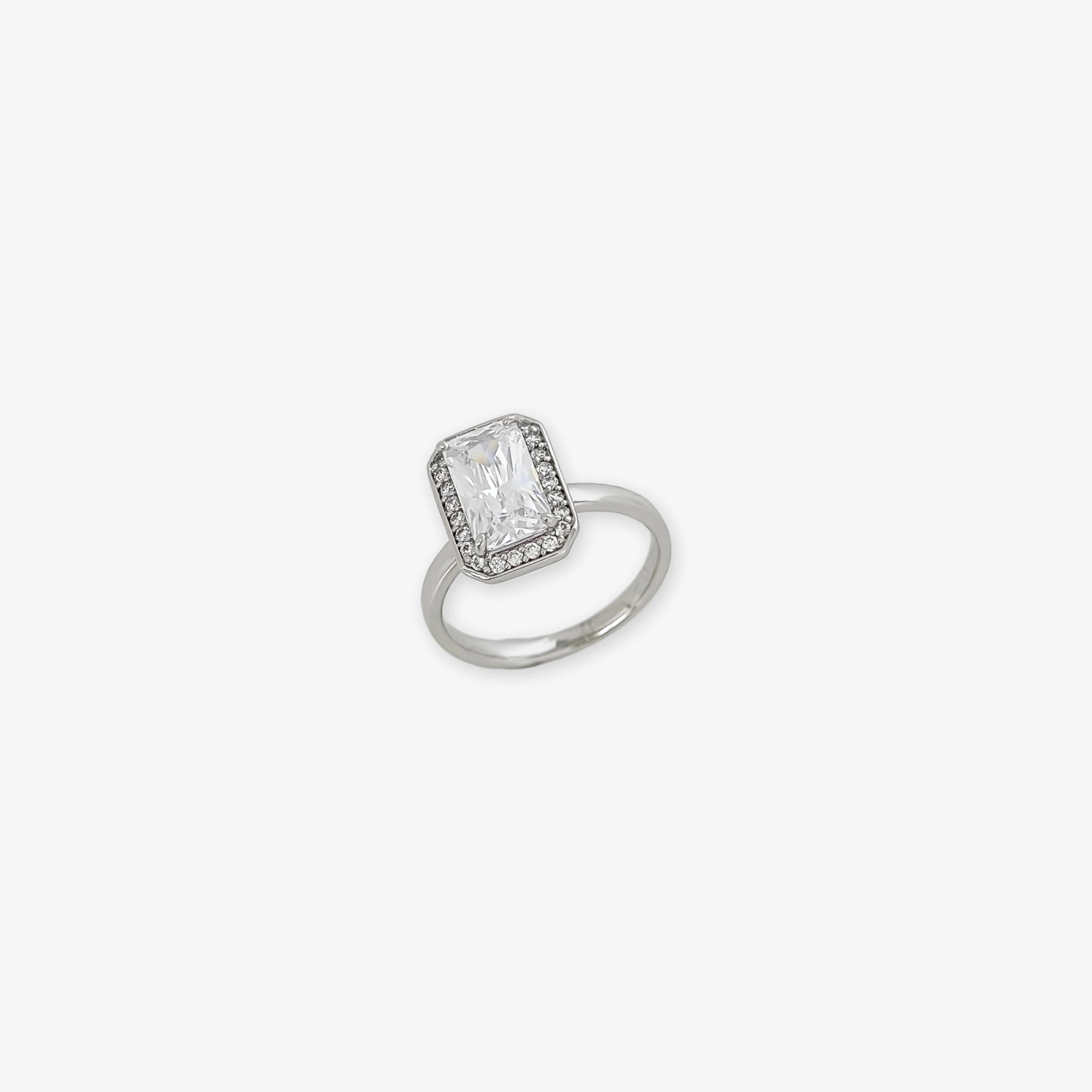 Crystal Chapel Ring [Silver]