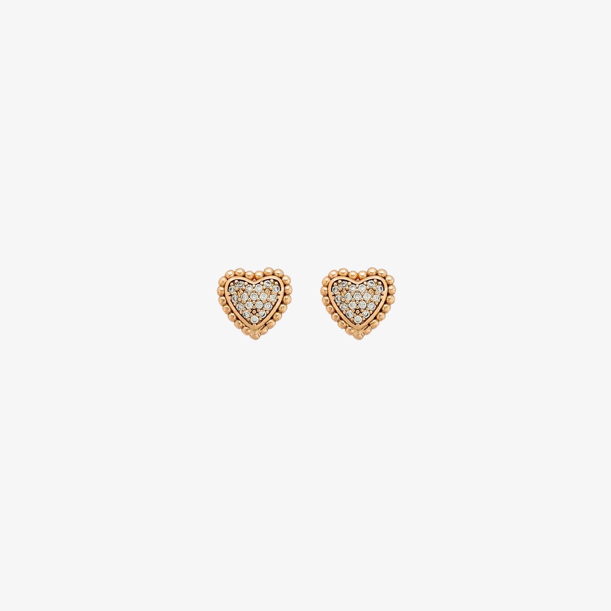Rococo Heart Studs