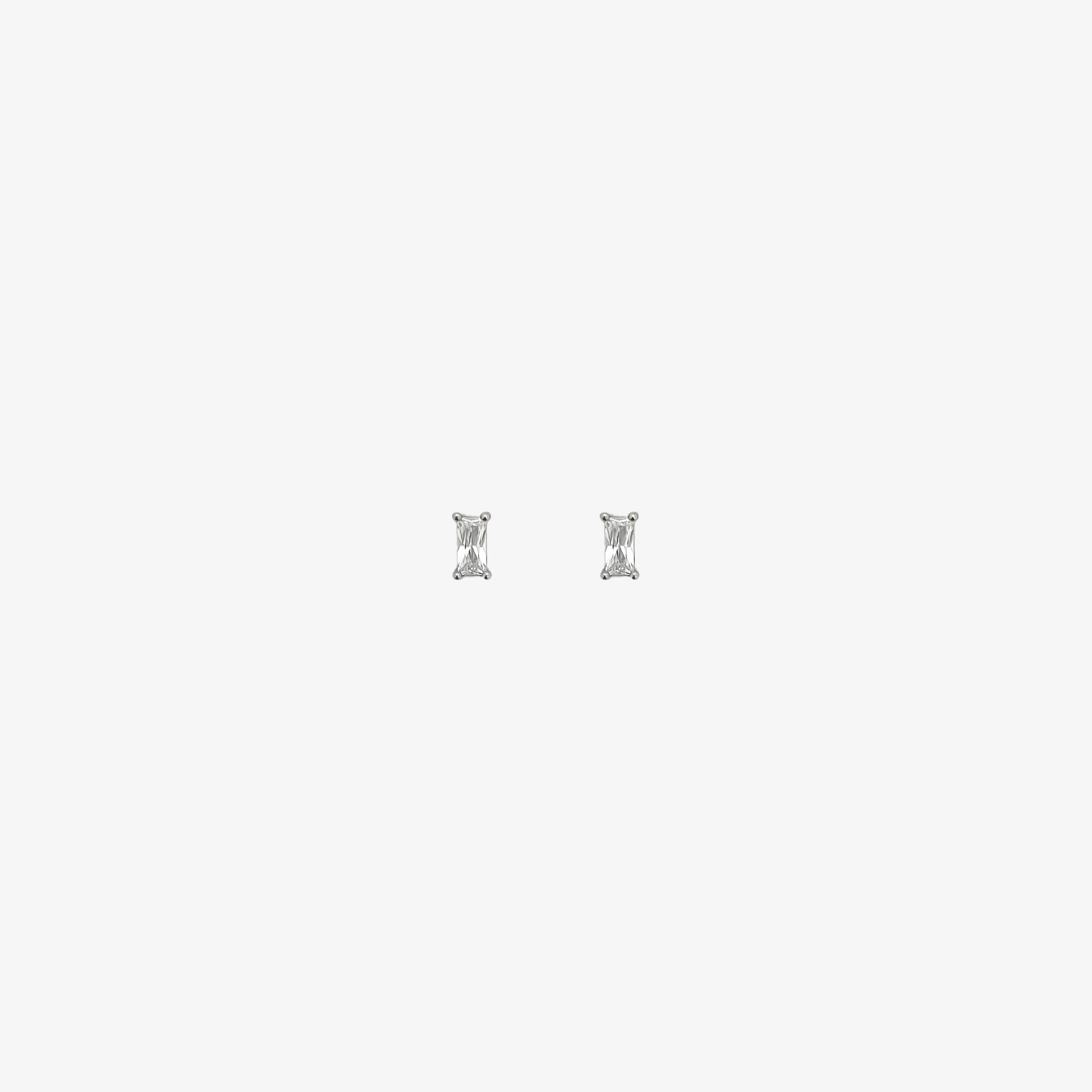 Carre Studs [Silver] (szt)
