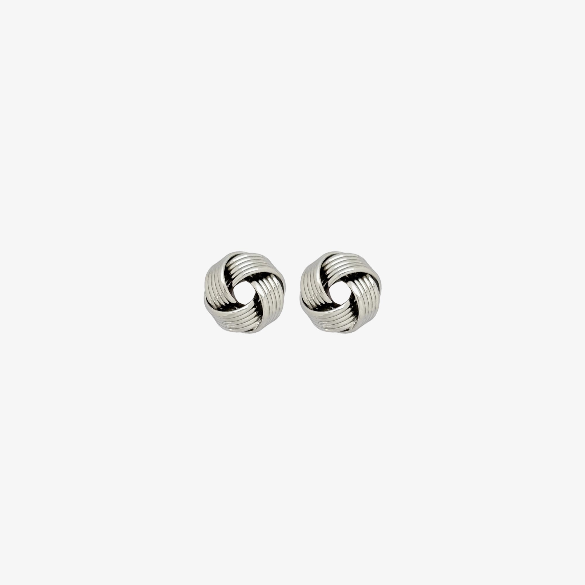 Knot Studs [Silver]
