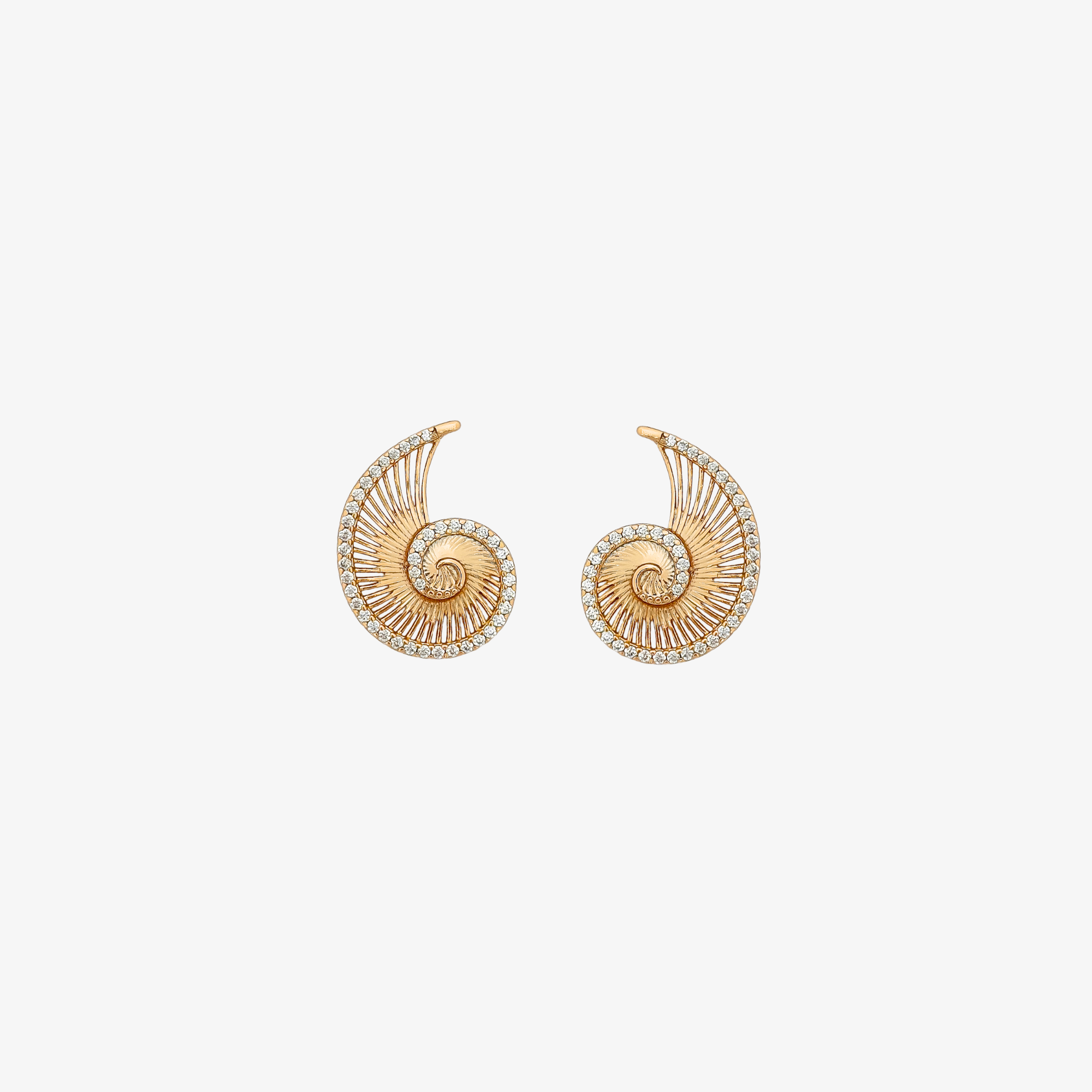 Spiral Shell Studs