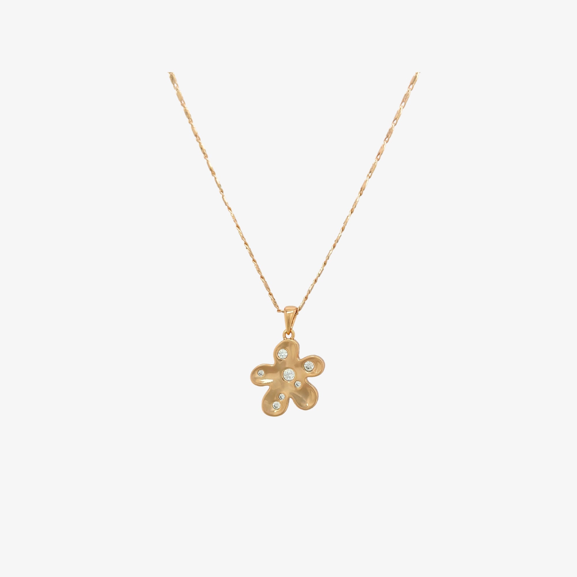 Floral Blot Necklace